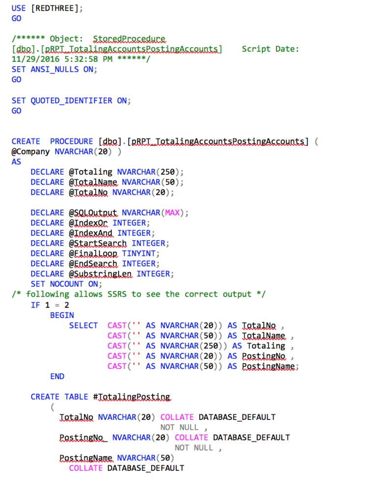 Using Totaling Accounts with SQL in Dynamics NAV - Red Three Consulting