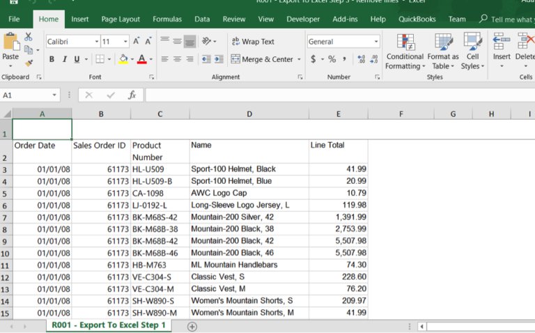 export file list to excel